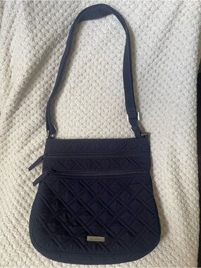 Vera Bradley Quilted Crossbody Bag in Navy